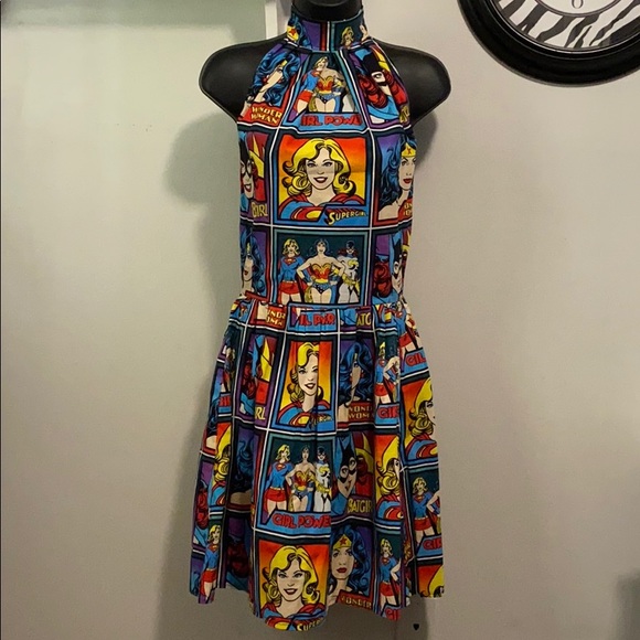 DC Comics Dresses & Skirts - DC Comics Custom Halter Dress